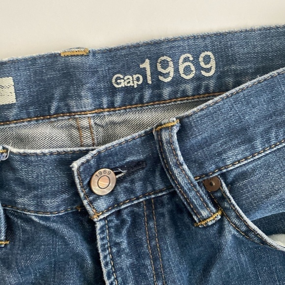 GAP 1969 straight denim jeans size 31x28 - Picture 3 of 7